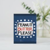 Carte postale Peanut Butter Please (Debout devant)