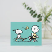 Carte Postale PEANUTS | Amis du skateboard (Debout devant)