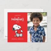 Carte Postale Peanuts | Câlin coeur de Snoopy (Devant / Derrière)