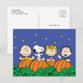 Carte Postale Peanuts | C'est la grande citrouille Charlie Brown (Devant / Derrière)