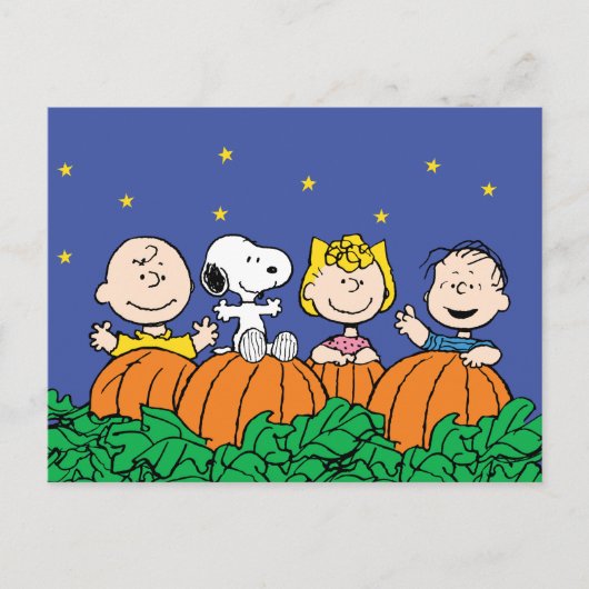 Carte Postale Peanuts | C'est la grande citrouille Charlie Brown (Devant)
