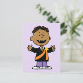 Carte Postale Peanuts | Franklin Halloween Vampire (Debout devant)