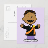 Carte Postale Peanuts | Franklin Halloween Vampire (Devant / Derrière)