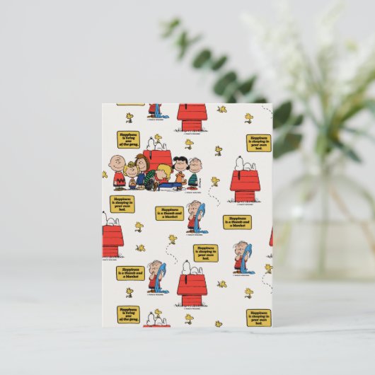 Carte Postale Peanuts | Le bonheur c'est… (Debout devant)