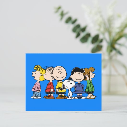 Carte Postale Peanuts | Le gang Peanuts ensemble (Debout devant)