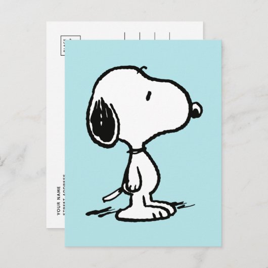 Carte Postale Peanuts | Snoopy (Devant / Derrière)