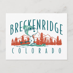 Carte Postale Peanuts   Snoopy Breckenridge Colorado