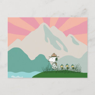 Carte Postale Peanuts   Snoopy Chef de Meute