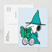 Carte Postale Peanuts Snoopy Potions Magiques Halloween (Devant / Derrière)
