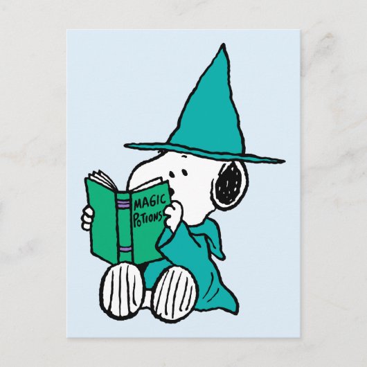 Carte Postale Peanuts Snoopy Potions Magiques Halloween (Devant)