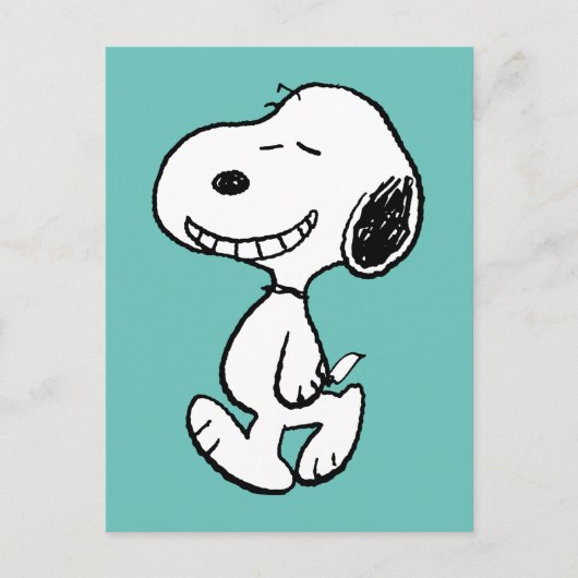 Carte Postale Peanuts | Sourire de Snoopy (Devant)