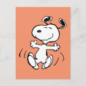 Carte Postale Peanuts | Une danse joyeuse de Snoopy (Devant)