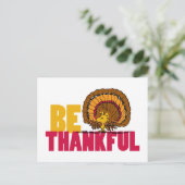 Carte Postale Peanuts | Woodstock d'action de grâce (Debout devant)