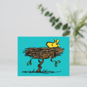 Carte Postale Peanuts | Woodstock faisant la sieste (Debout devant)