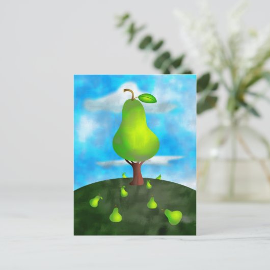 Carte Postale Pear tree (Debout devant)