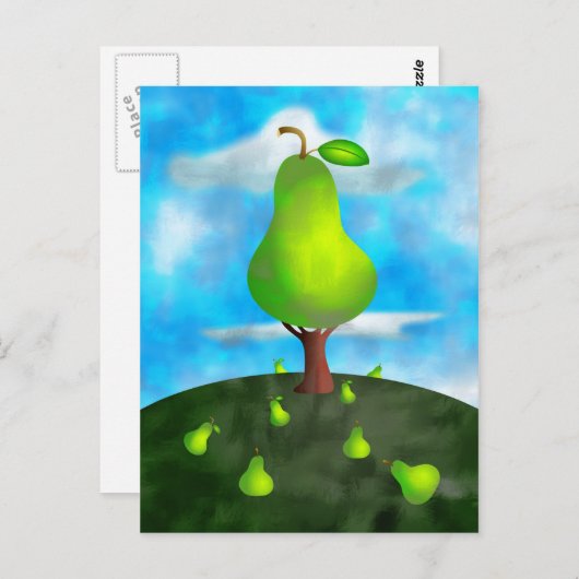 Carte Postale Pear tree (Devant / Derrière)