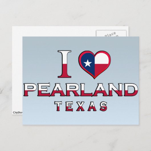 Carte Postale Pearland, Texas (Devant / Derrière)