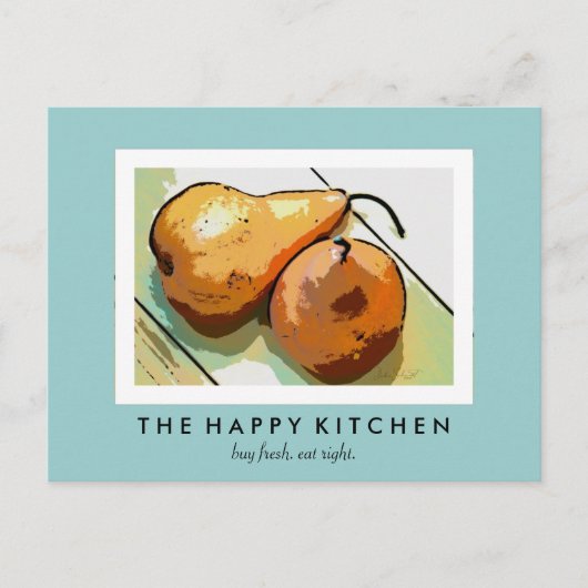 Carte Postale Pears Paire (Devant)