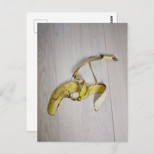 Carte Postale Peau de banane (Devant / Derrière)