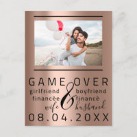 Peau de fin Game Over Enregistrer la date du coupl