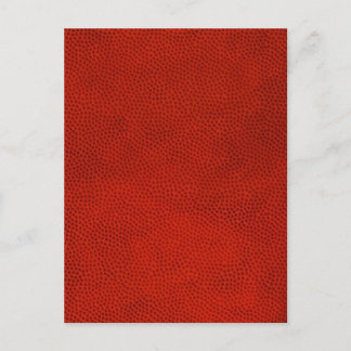 Carte Postale Peau de texture de gros plan du basket