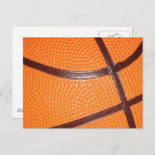 Carte Postale Peau de texture de gros plan du basket (Devant / Derrière)