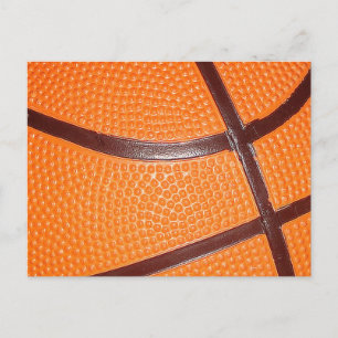 Carte Postale Peau de texture de gros plan du basket