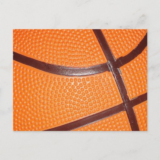 Carte Postale Peau de texture de gros plan du basket (Devant)