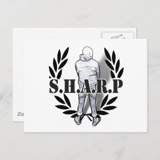 Carte Postale peau vive (Devant / Derrière)