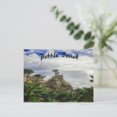 Carte Postale Pebble Beach California Ocean View (Debout devant)