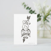 Carte Postale PEBBLES™ Daddy's Girl B&W (Debout devant)