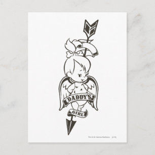 Carte Postale PEBBLES™ Daddy's Girl B&W