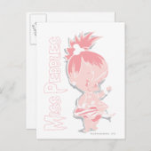 Carte Postale PEBBLES™ en rose (Devant / Derrière)