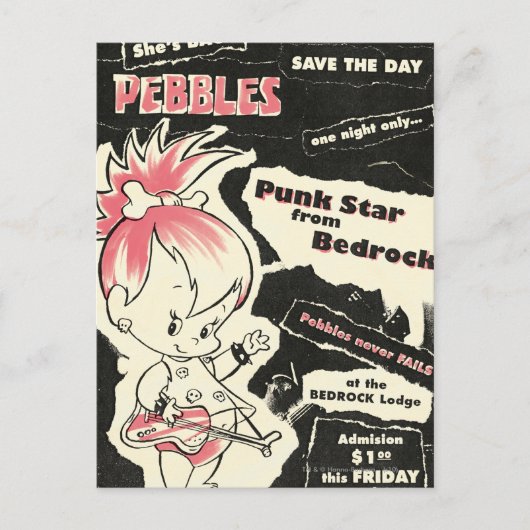 Carte Postale PEBBLES™ Punk Rock Legend (Devant)
