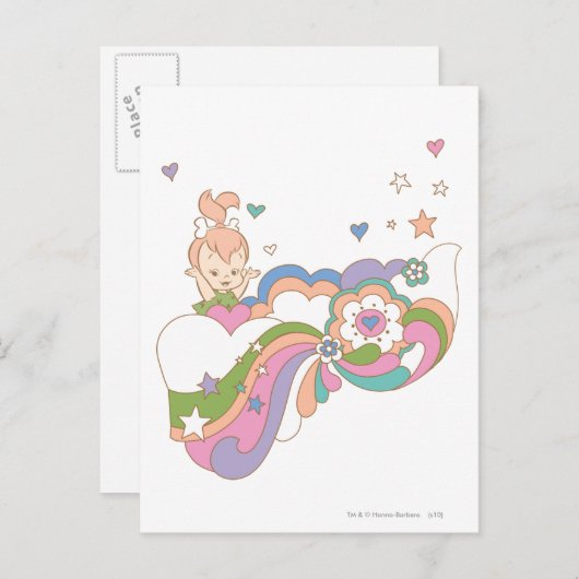 Carte Postale PEBBLES™ Rainbow Cloud (Devant / Derrière)