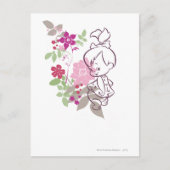 Carte Postale PEBBLES™ Un Cutie Dans Les Fleurs (Devant)