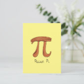 Carte postale Pecan Pi Cute Math Pi Day (Debout devant)