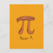 Carte postale Pecan Pi Cute Math Pi Day (Devant)