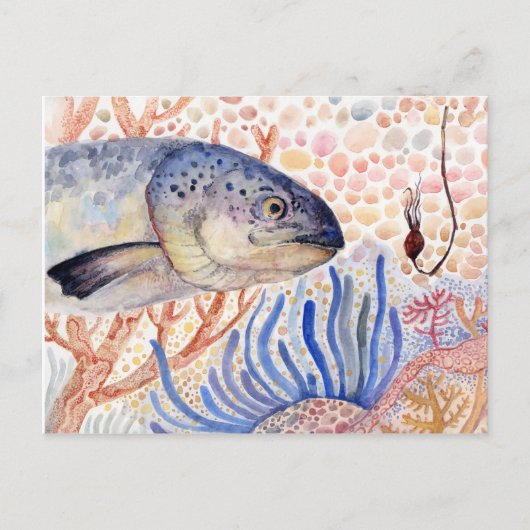 Carte Postale Pêche (Devant)