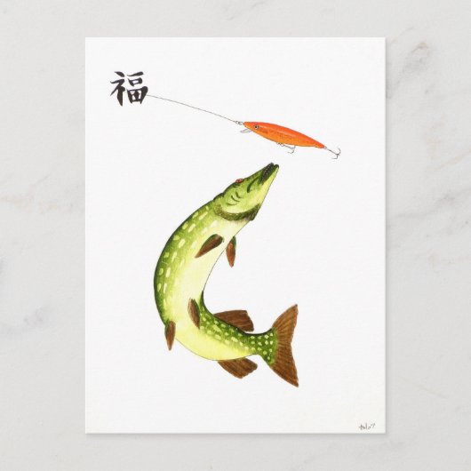Carte Postale Pêche (Devant)
