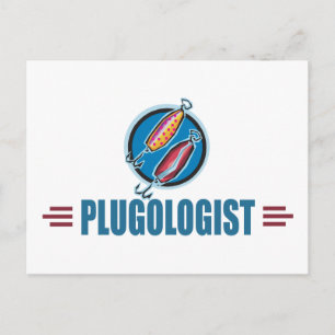 Carte Postale Pêche à la boule humoristique