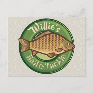 Carte Postale Pêche à la ligne personnalisée