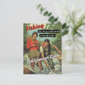 Carte Postale Pêche à la mouche sur la rivière Pemigewasset Vint (Debout devant)