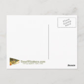 Carte Postale Pêche à la truite (Dos)