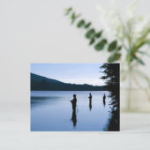 Carte Postale Pêche à l'aube (Debout devant)