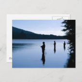 Carte Postale Pêche à l'aube (Devant / Derrière)