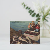 Carte Postale Pêche à l'eau salée en Floride (Debout devant)