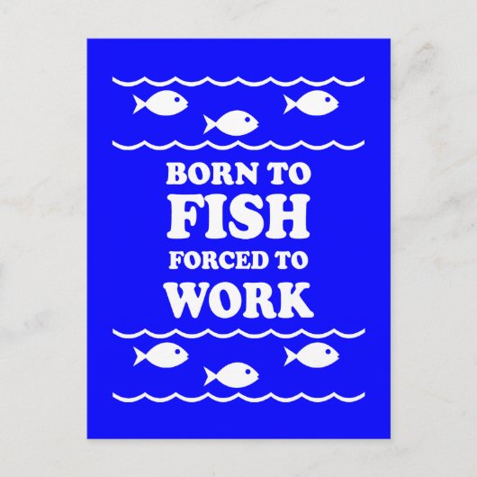 Carte Postale Pêche amusante (Devant)