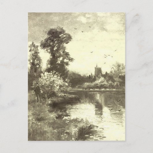 Carte Postale Pêche au donjon (Devant)