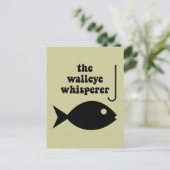 Carte Postale pêche au murène (Debout devant)